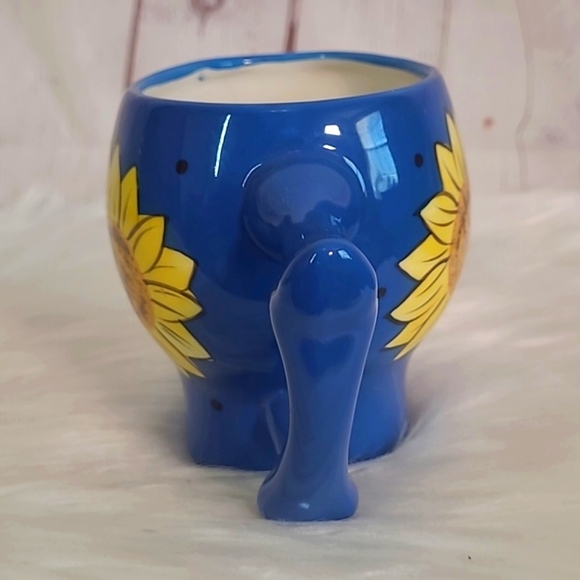 Pacific Giftware Handpainted Sunflower Floral Sugar Skull Coffee Mug Cup - Picture 7 of 16